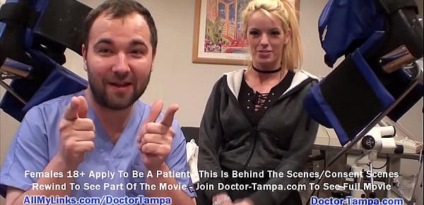 $CLOV Become Doctor Tampa While He Examines Big Tit Blonde Bella Ink For New Student Physical At GirlsGoneGyno.com